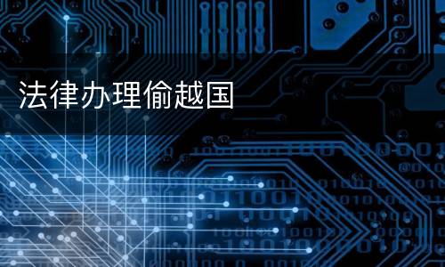 法律办理偷越国