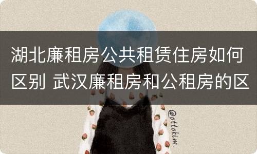 湖北廉租房公共租赁住房如何区别 武汉廉租房和公租房的区别