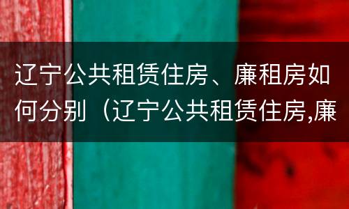 辽宁公共租赁住房、廉租房如何分别（辽宁公共租赁住房,廉租房如何分别出租）