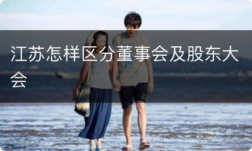 江苏怎样区分董事会及股东大会