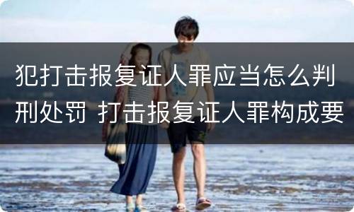 犯打击报复证人罪应当怎么判刑处罚 打击报复证人罪构成要件