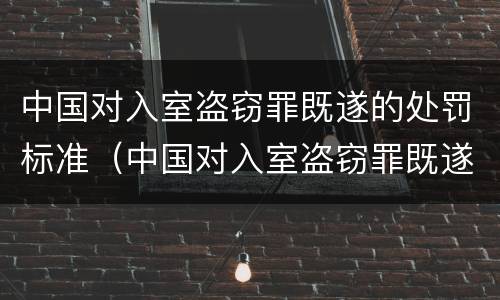 中国对入室盗窃罪既遂的处罚标准（中国对入室盗窃罪既遂的处罚标准是什么）