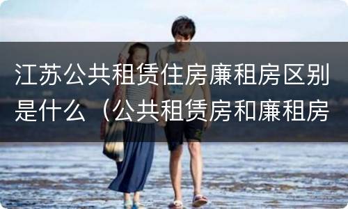 江苏公共租赁住房廉租房区别是什么（公共租赁房和廉租房）