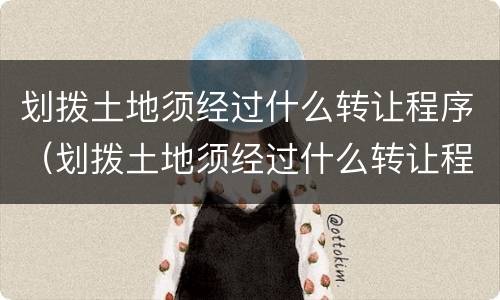 划拨土地须经过什么转让程序（划拨土地须经过什么转让程序）