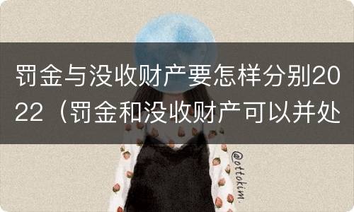 罚金与没收财产要怎样分别2022（罚金和没收财产可以并处吗）