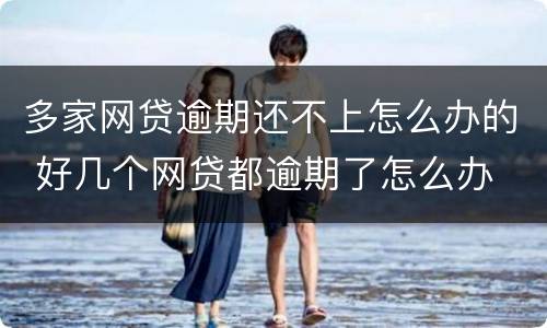 多家网贷逾期还不上怎么办的 好几个网贷都逾期了怎么办