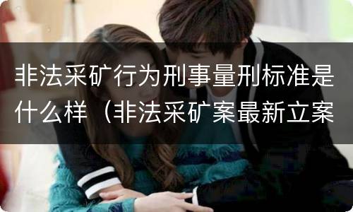 非法采矿行为刑事量刑标准是什么样（非法采矿案最新立案标准和量刑）