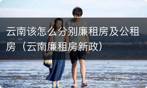 云南该怎么分别廉租房及公租房（云南廉租房新政）