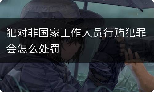 犯对非国家工作人员行贿犯罪会怎么处罚