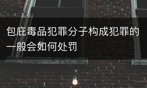 包庇毒品犯罪分子构成犯罪的一般会如何处罚