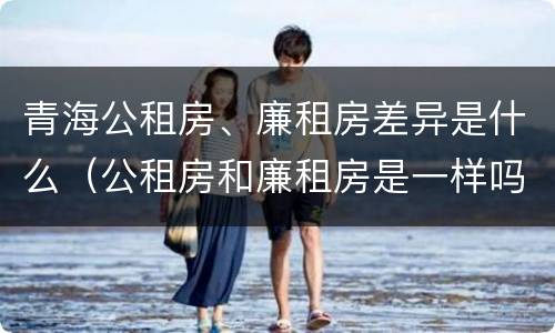 青海公租房、廉租房差异是什么（公租房和廉租房是一样吗）