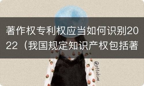 著作权专利权应当如何识别2022（我国规定知识产权包括著作权专利权）