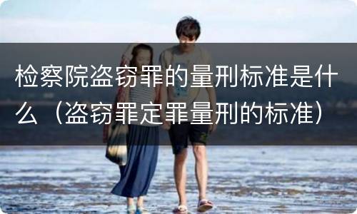 检察院盗窃罪的量刑标准是什么（盗窃罪定罪量刑的标准）