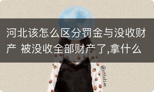 河北该怎么区分罚金与没收财产 被没收全部财产了,拿什么交罚金