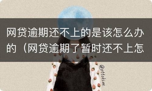 网贷逾期还不上的是该怎么办的（网贷逾期了暂时还不上怎么办2021）