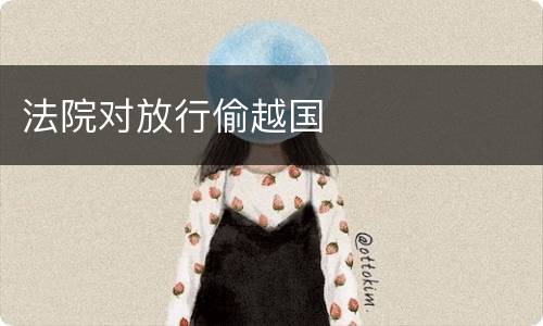 法院对放行偷越国