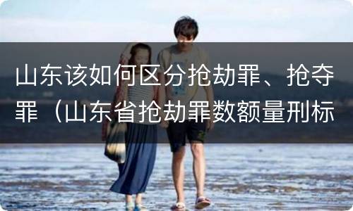 山东该如何区分抢劫罪、抢夺罪（山东省抢劫罪数额量刑标准）