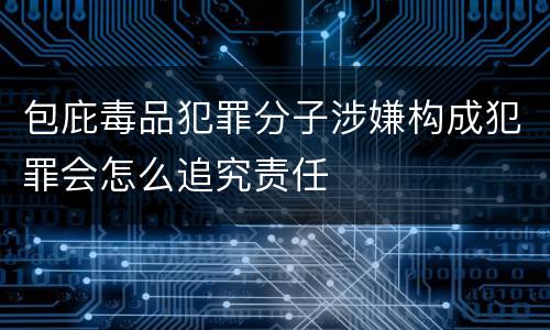 包庇毒品犯罪分子涉嫌构成犯罪会怎么追究责任