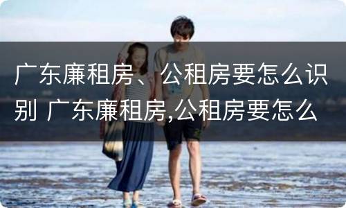 广东廉租房、公租房要怎么识别 广东廉租房,公租房要怎么识别才能申请