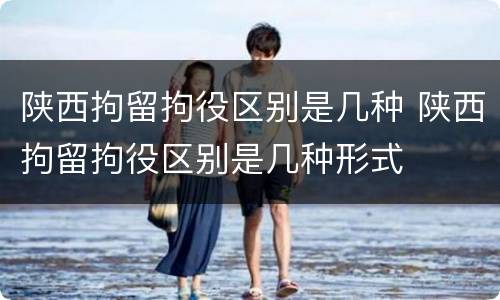 陕西拘留拘役区别是几种 陕西拘留拘役区别是几种形式