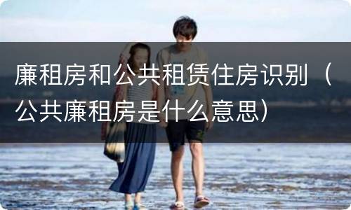 廉租房和公共租赁住房识别（公共廉租房是什么意思）