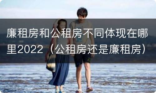 廉租房和公租房不同体现在哪里2022（公租房还是廉租房）