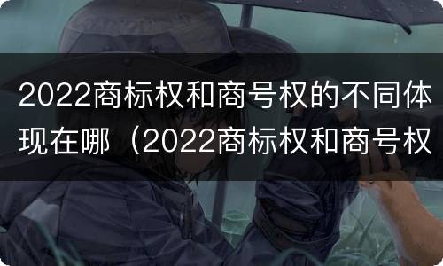 2022商标权和商号权的不同体现在哪（2022商标权和商号权的不同体现在哪方面）