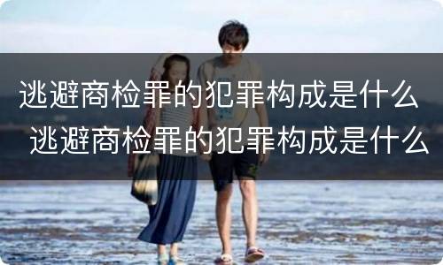 逃避商检罪的犯罪构成是什么 逃避商检罪的犯罪构成是什么案件