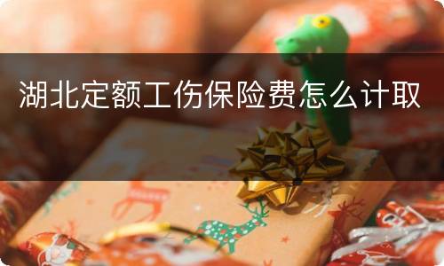 湖北定额工伤保险费怎么计取