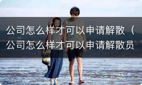 公司怎么样才可以申请解散（公司怎么样才可以申请解散员工）