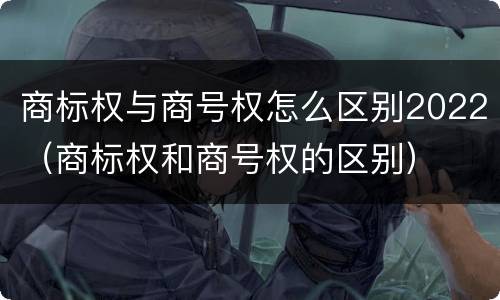 商标权与商号权怎么区别2022（商标权和商号权的区别）