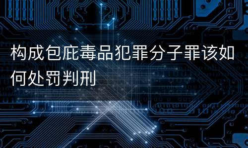 构成包庇毒品犯罪分子罪该如何处罚判刑