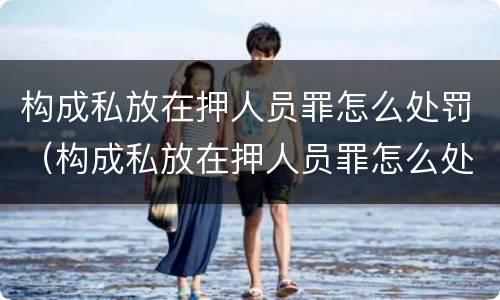 构成私放在押人员罪怎么处罚（构成私放在押人员罪怎么处罚）