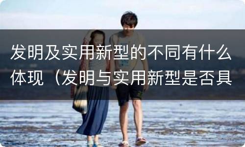 发明及实用新型的不同有什么体现（发明与实用新型是否具有实用性）