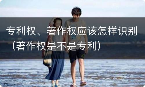 专利权、著作权应该怎样识别（著作权是不是专利）