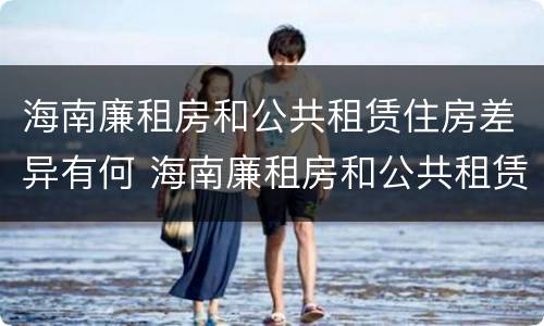 海南廉租房和公共租赁住房差异有何 海南廉租房和公共租赁住房差异有何原因