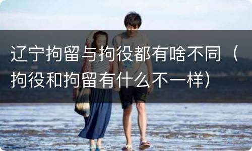 辽宁拘留与拘役都有啥不同（拘役和拘留有什么不一样）