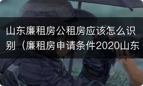 山东廉租房公租房应该怎么识别（廉租房申请条件2020山东）