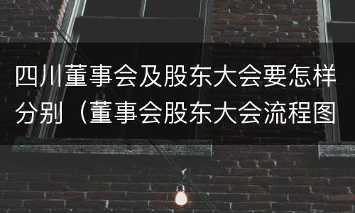 四川董事会及股东大会要怎样分别（董事会股东大会流程图）