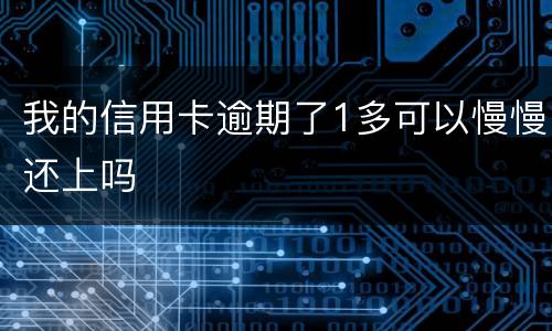 我的信用卡逾期了1多可以慢慢还上吗