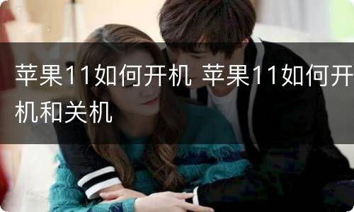 苹果11如何开机 苹果11如何开机和关机