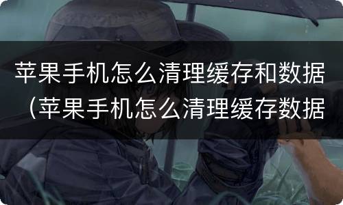 苹果手机怎么清理缓存和数据（苹果手机怎么清理缓存数据不卸载软件）