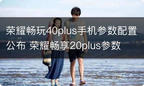 荣耀畅玩40plus手机参数配置公布 荣耀畅享20plus参数
