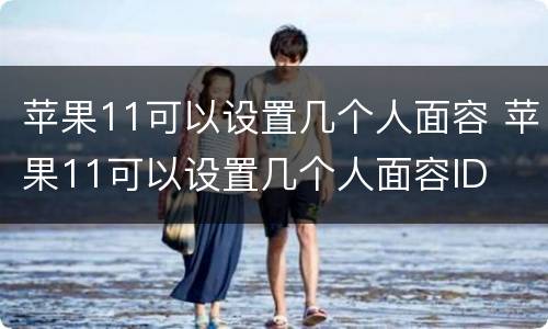 苹果11可以设置几个人面容 苹果11可以设置几个人面容ID