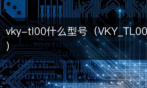 vky-tl00什么型号（VKY_TL00）
