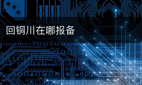 回铜川在哪报备