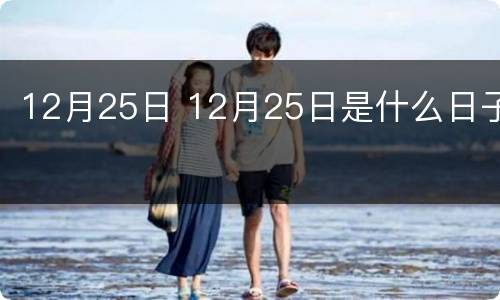 12月25日 12月25日是什么日子