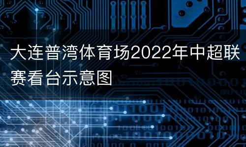 大连普湾体育场2022年中超联赛看台示意图