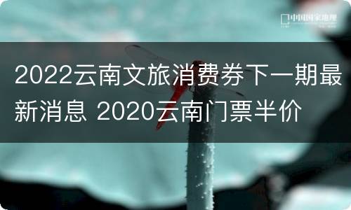 2022云南文旅消费券下一期最新消息 2020云南门票半价