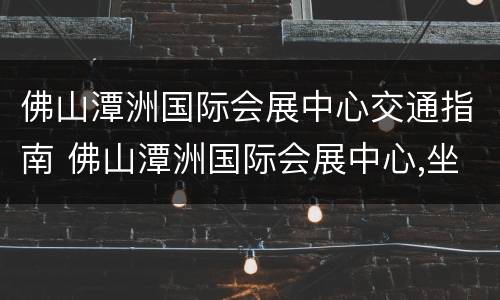 佛山潭洲国际会展中心交通指南 佛山潭洲国际会展中心,坐什么车去